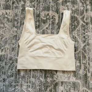 Sweaty Betty Cream Sports Bra